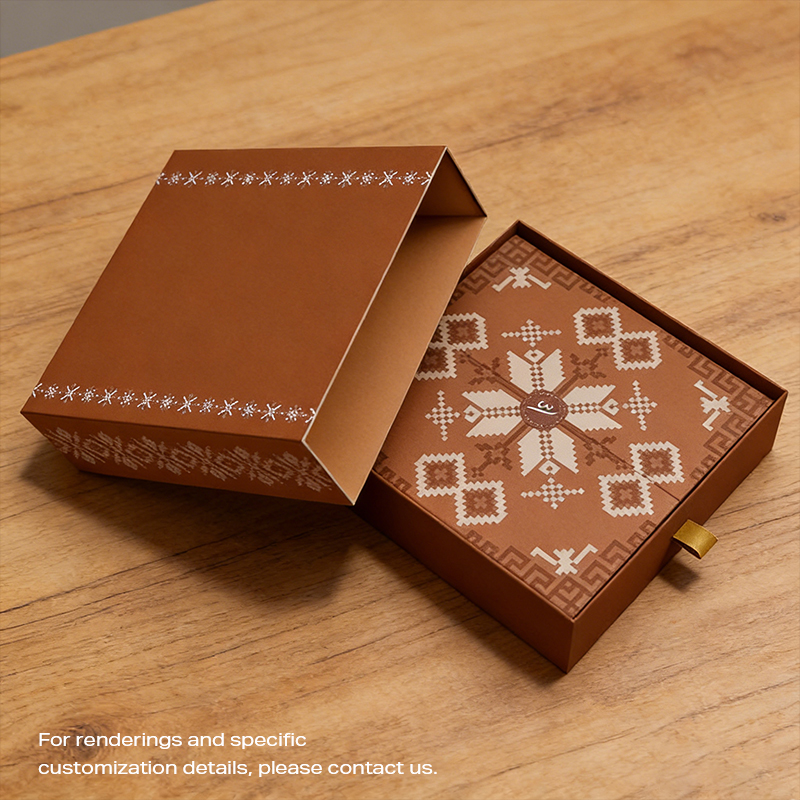 صندوق هدايا شوكولاتة مزخرف على الطراز العتيق SH-06 ذو غطاء مربع قابل للطي