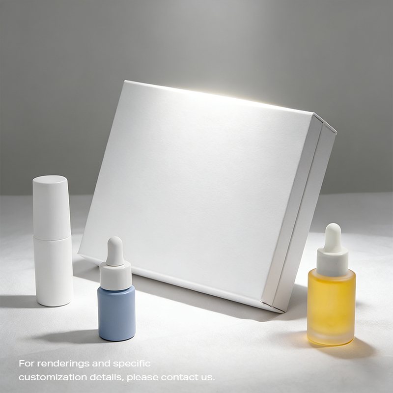 مجموعة هدايا للعناية بالبشرة قابلة للتخصيص باللون الأبيض SHC-02 مع طباعة صورة/شعار