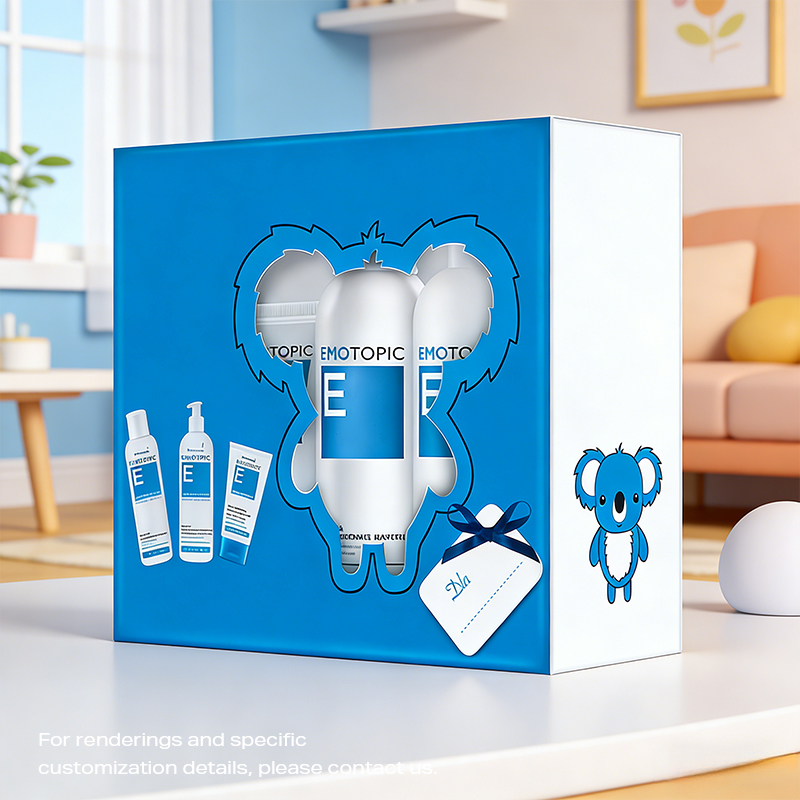 صندوق هدايا للعناية بالبشرة على شكل كوالا SHC-06 مجوف ذو نوافذ غير منتظمة الشكل